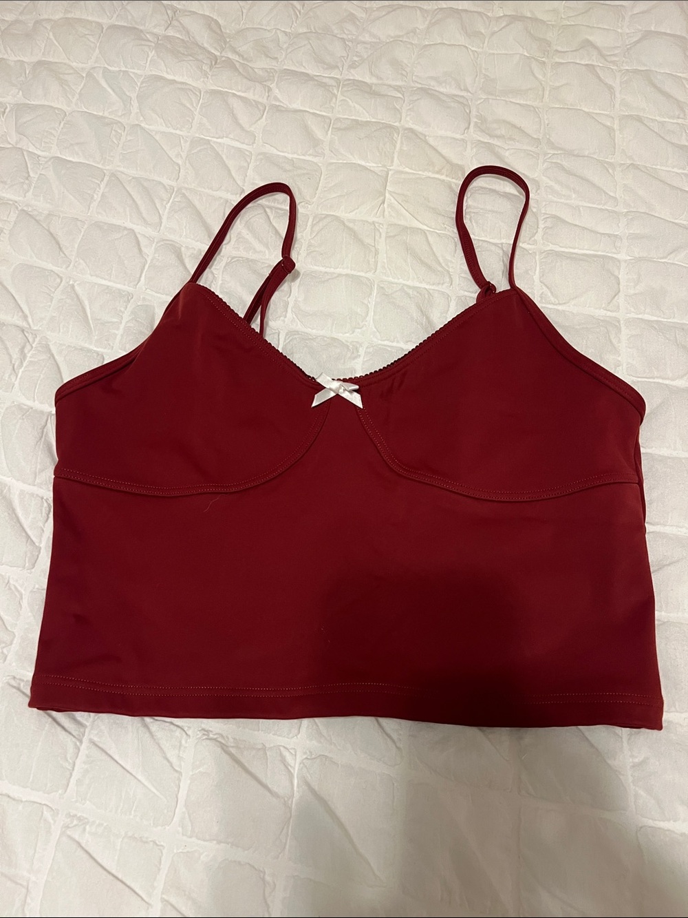 SET Active Deep Red Camisole Bralette